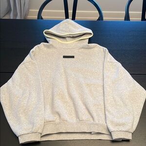 Essentials Gray Hoodie Sweater
